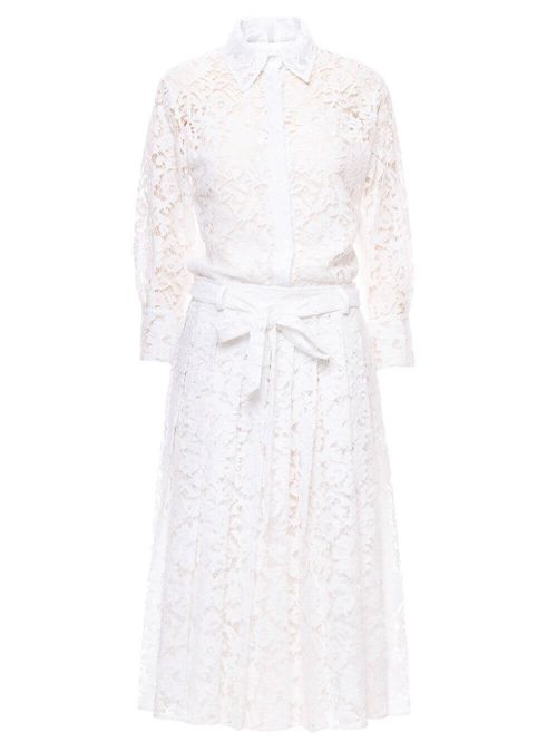 Rochie dantelă brodată