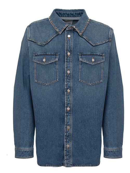 Cămașă din denim cu ținte