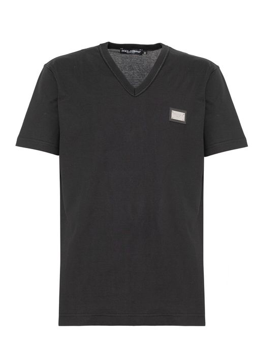 Tricou cu placă logo
