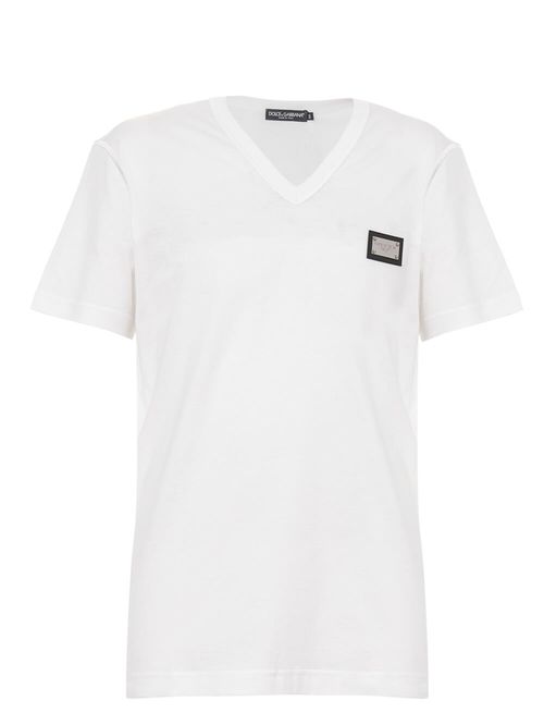 Tricou cu placă logo