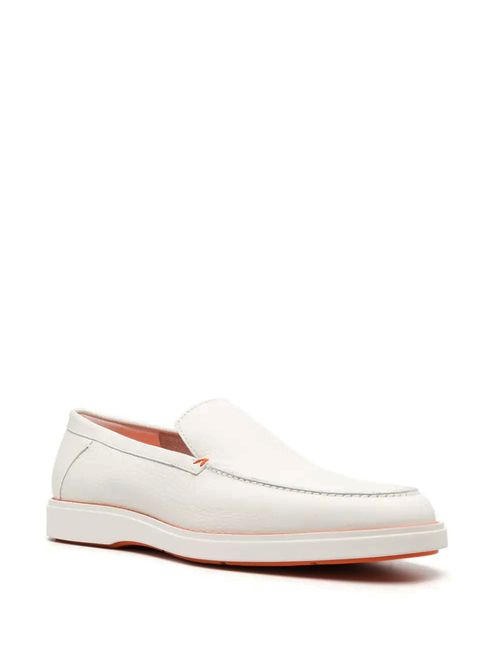 Pantofi slip-on albi