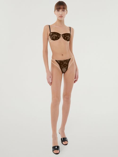 x N21 String din dantelă