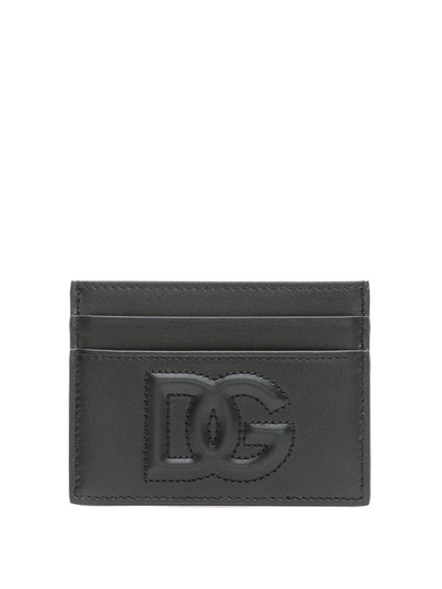 Portcard negru logo DG