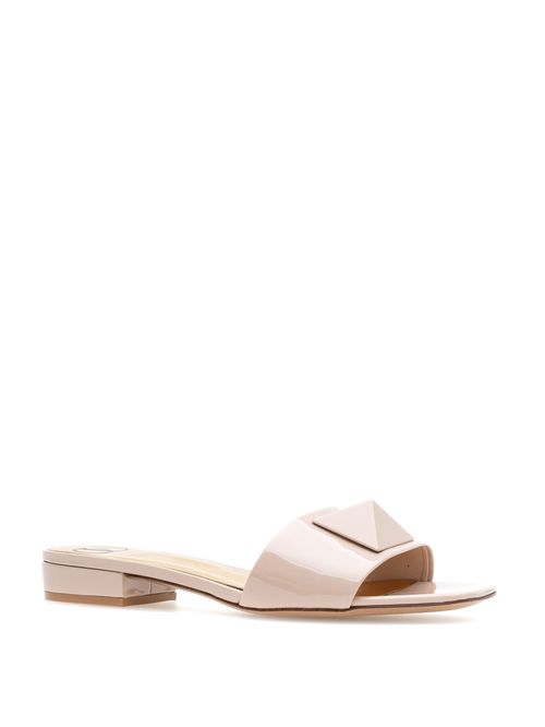 Papuci beige One Stud