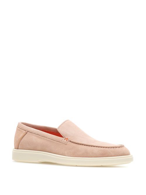 Mocasini beige-roze