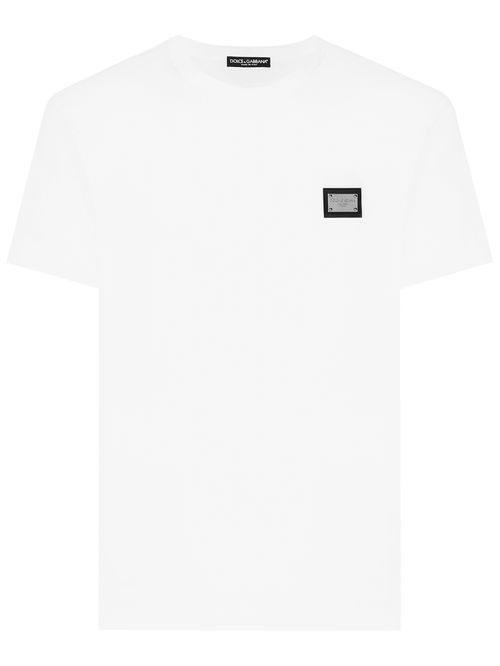 Tricou alb cu aplicație