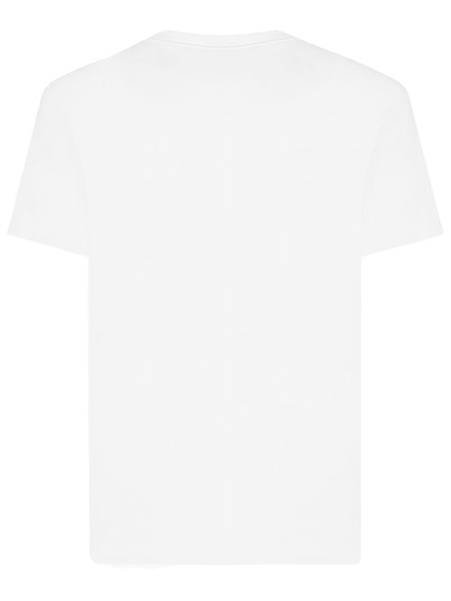 Tricou alb cu aplicație