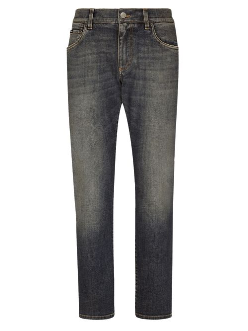 Blugi slim-fit washed