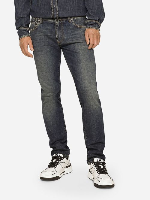 Blugi slim-fit washed