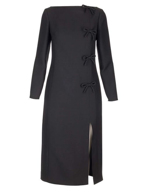 Rochie neagră Crepe Couture
