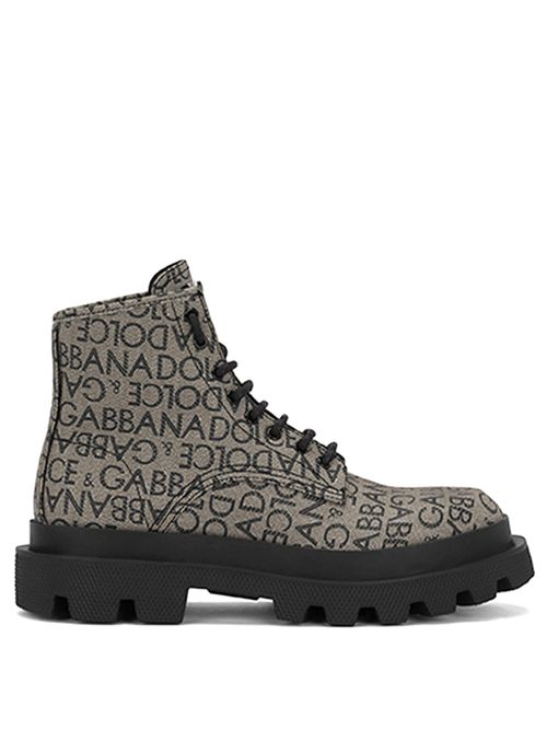 Bocanci logo textură denim
