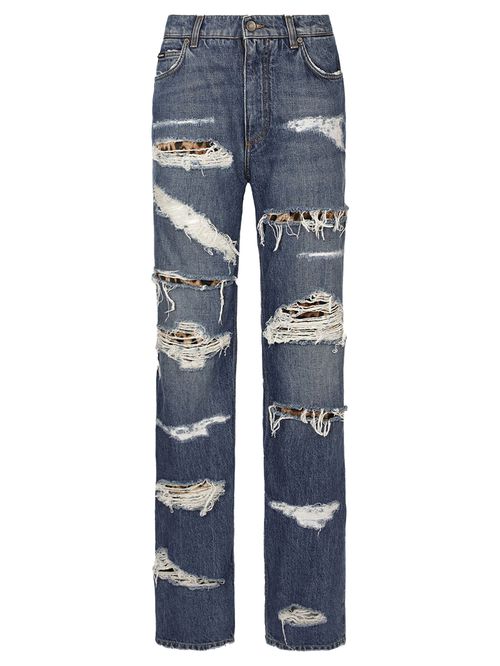 Blugi cu efect ripped