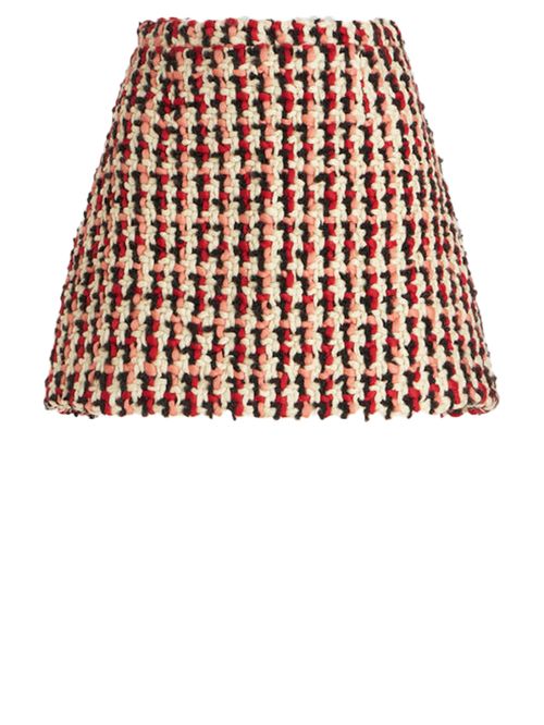 Fustă mini lână bouclé