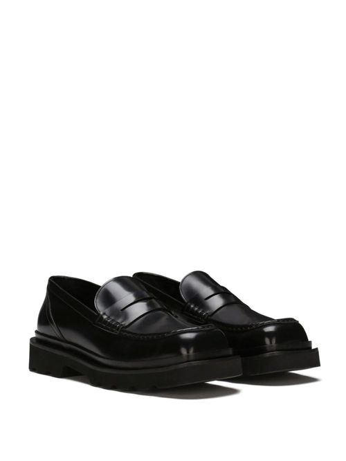 Pantofi loafers negri