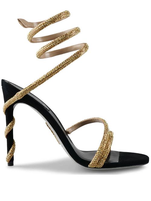 Sandale Margot pietre aurii