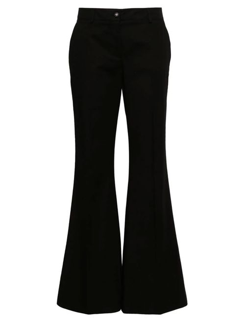 Pantaloni negri evazați