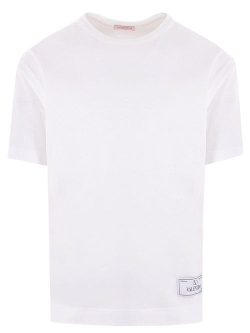 Tricou alb patch logo