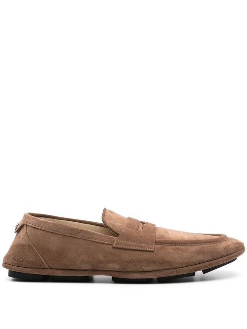 Pantofi slip-on piele întoarsă