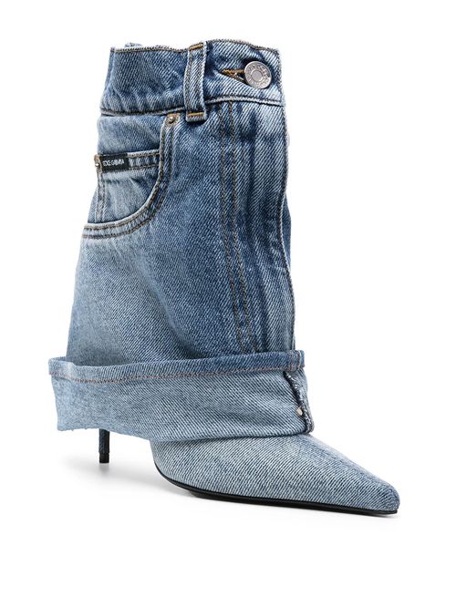 Botine din denim