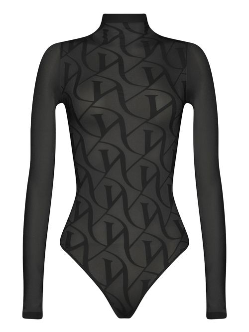 Body negru W Lace