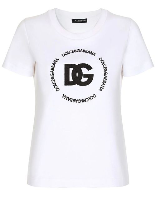 Tricou alb logo DG