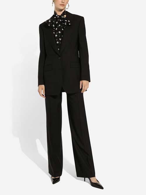 Pantaloni negri drepți