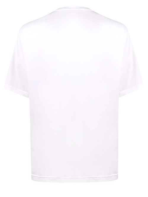 Tricou alb patch logo