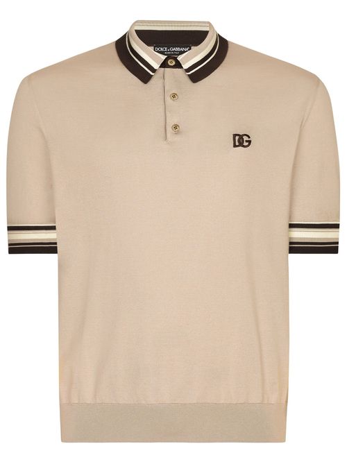 Tricou polo tricotat
