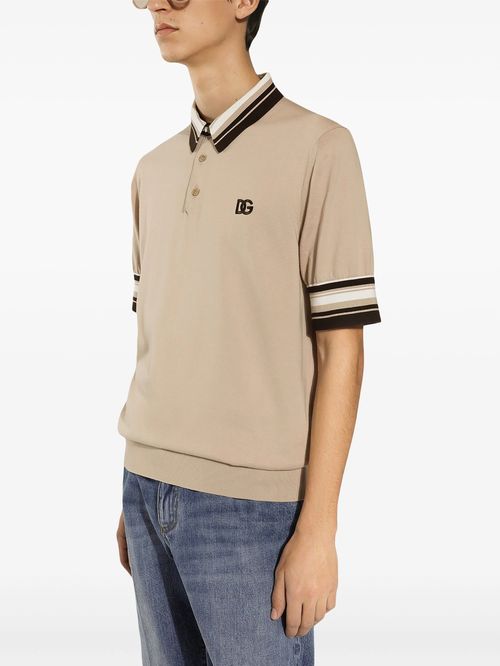 Tricou polo tricotat