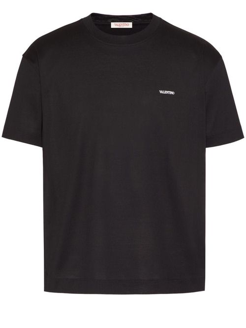 Tricou negru logo frontal