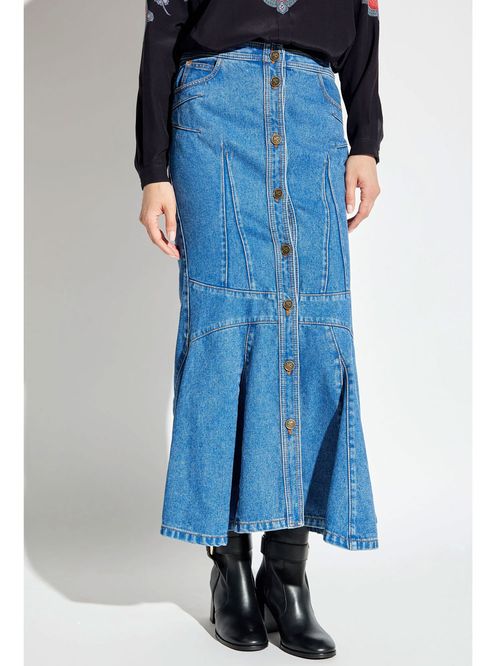 Fustă maxi din denim