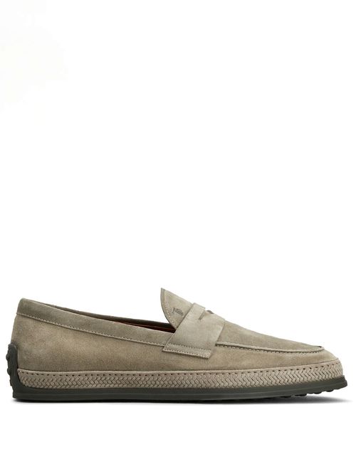 Pantofi slip-on piele întoarsă
