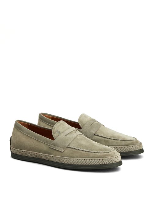 Pantofi slip-on piele întoarsă