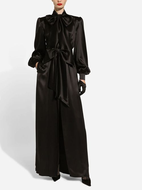 Rochie maxi satinată
