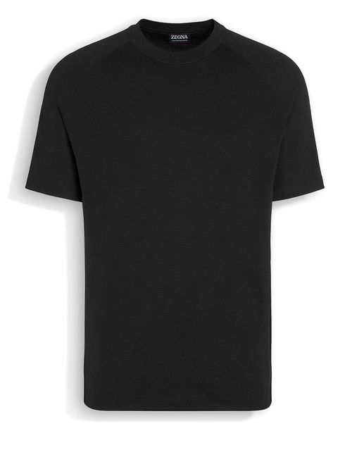 Tricou lână negru