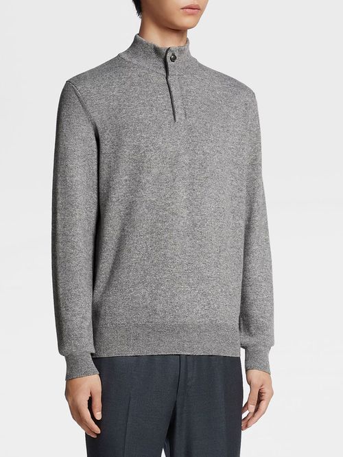 Pulover gri Oasi Cashmere