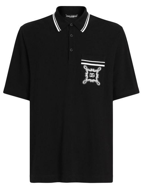 Tricou polo patch logo