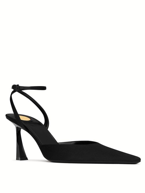 Pantofi satinați Aimee 75 mm