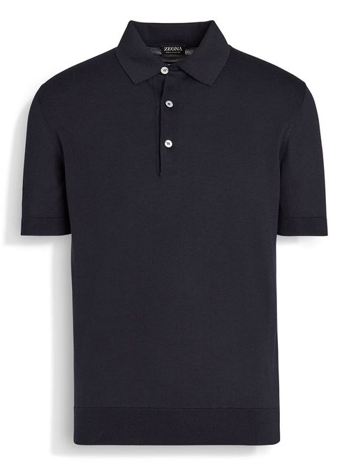 Tricou polo navy