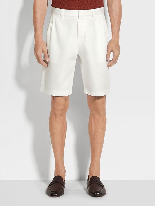 Pantaloni scurți bumbac și lână