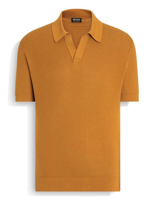 Tricou polo tricotat