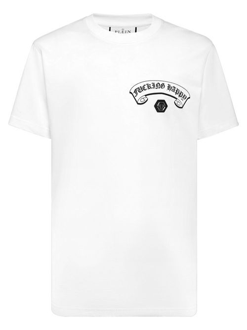 Tricou alb logo