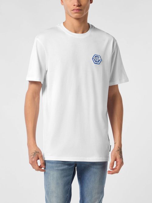Tricou alb Iconic Plein