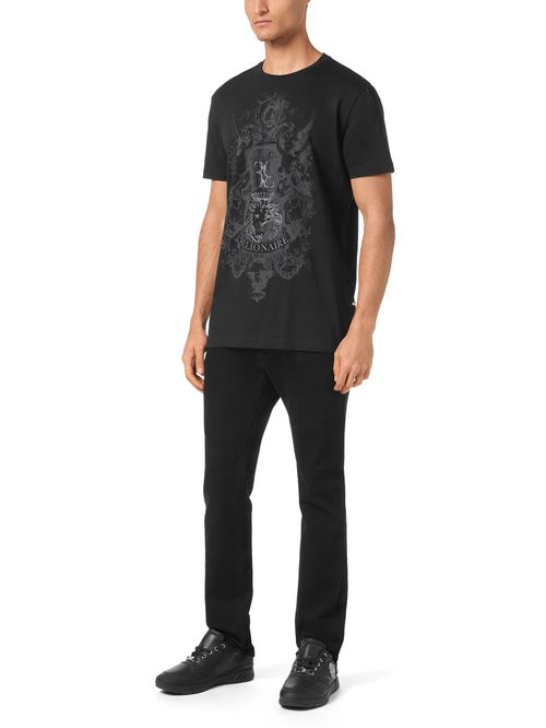 Tricou negru cu imprimeu