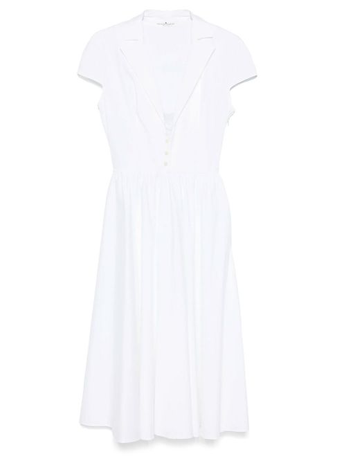 Rochie albă midi