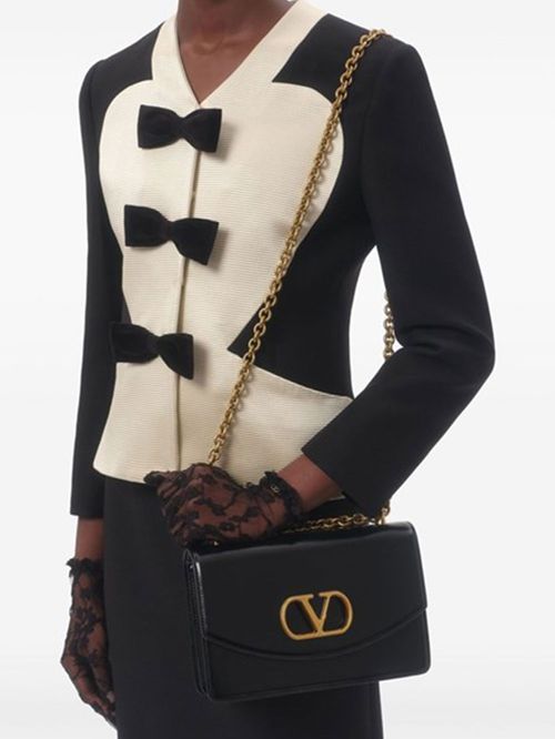 Sacou Crepe Couture cu funde