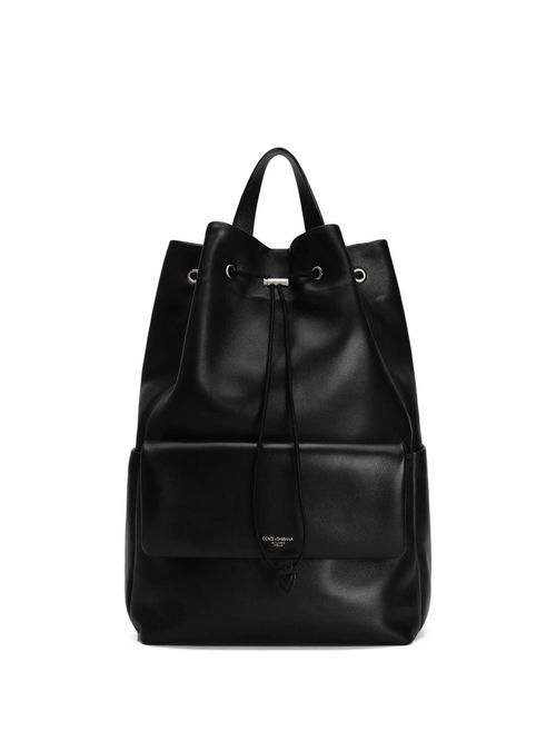 Rucsac negru din piele