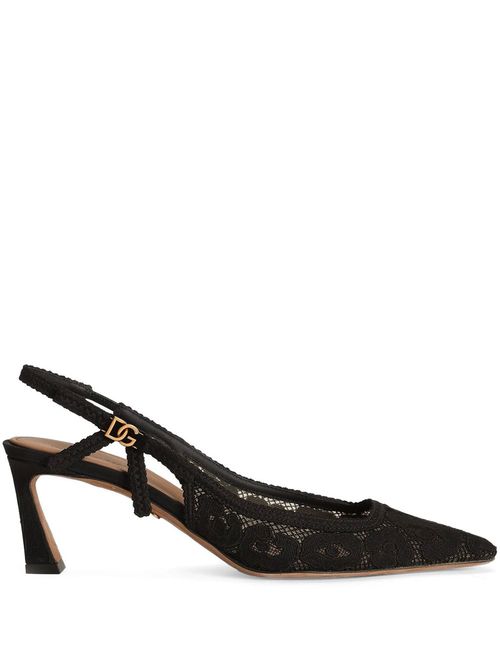 Pantofi Lace cu toc 60mm