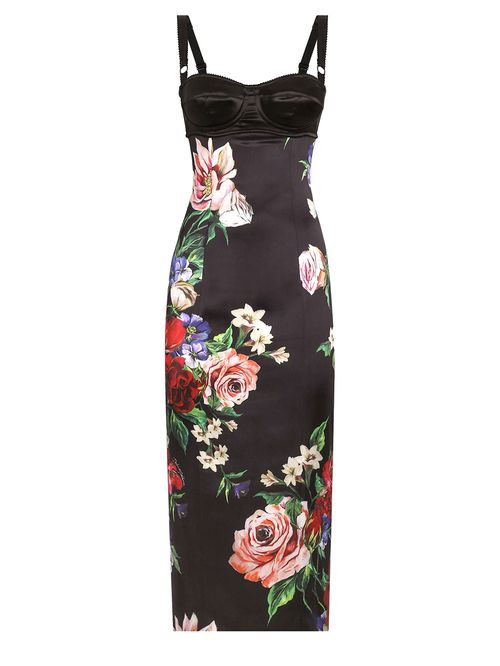 Rochie midi cu imprimeu