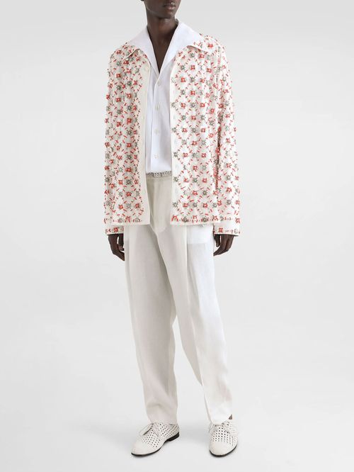 Cămașă din in oversize fit
